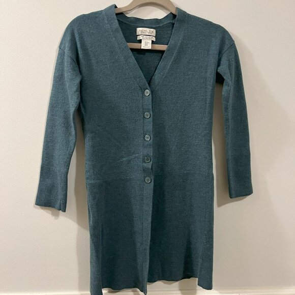 Rachel Zoe Women's Extra Fine Merino Wool Sweater, Medium (fits Small), Green - Picture 6 of 10